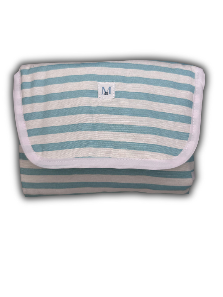 Mudador Portátil Líneas Verde 1