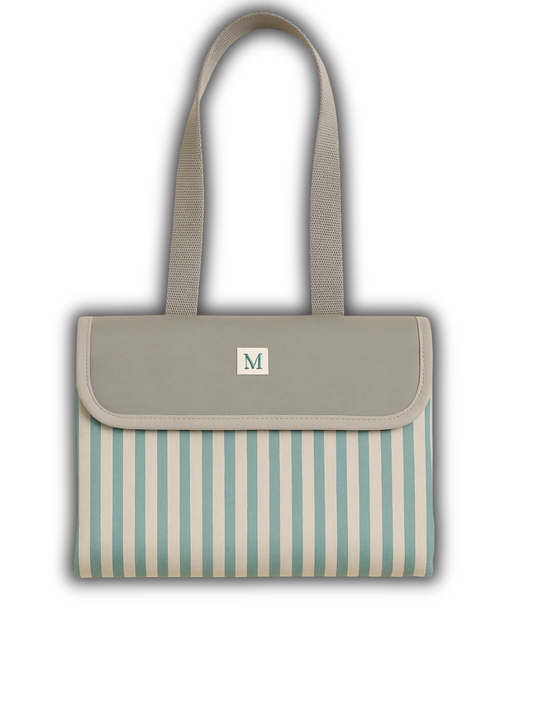 Manta de Picnic Líneas Verdes 1