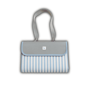 Manta de Picnic Líneas Celeste