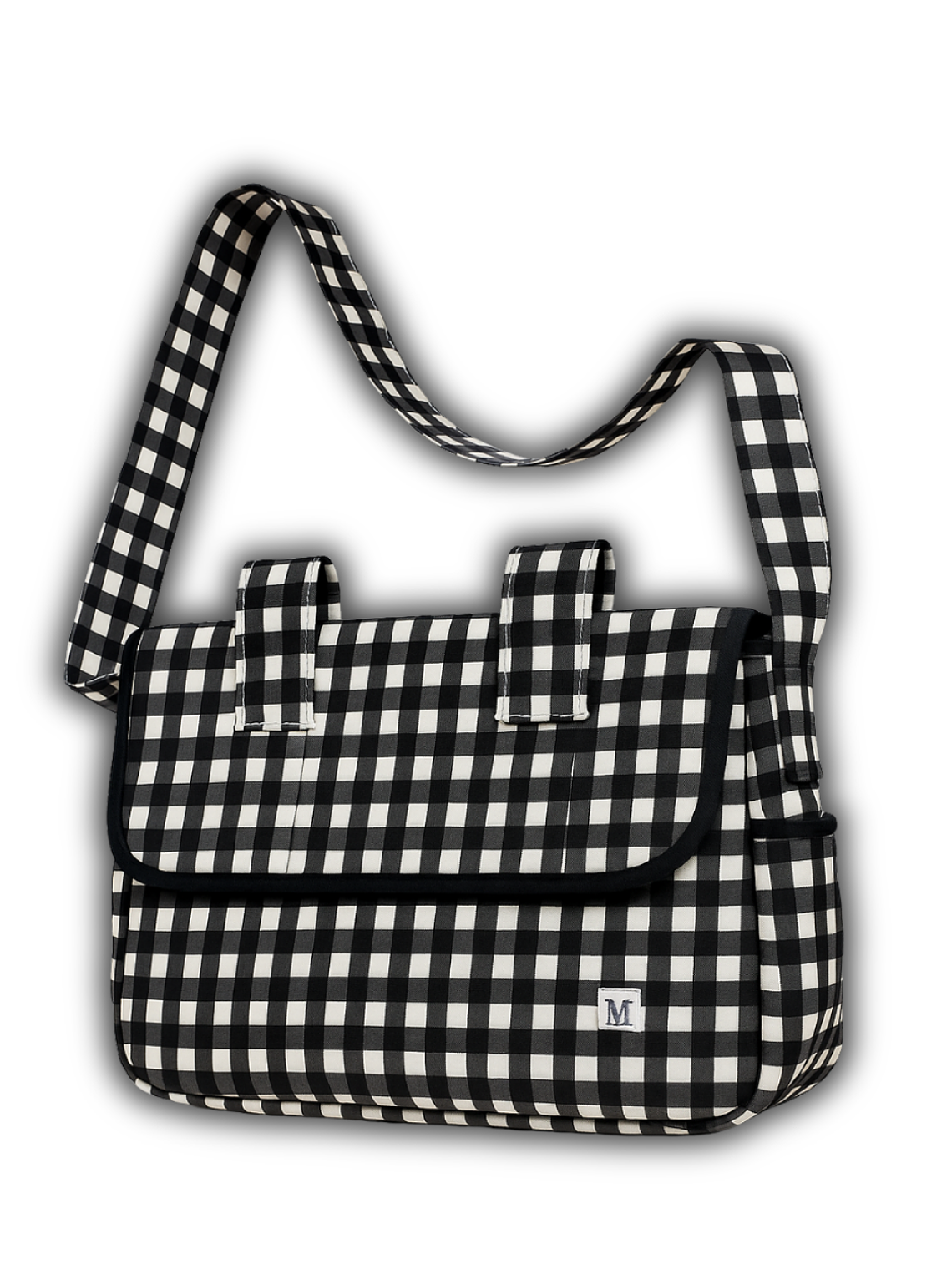 Bolso de Coche Vichy Negro 1