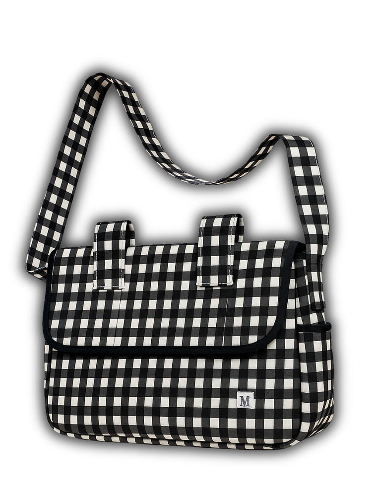 Bolso de Coche Vichy Negro 1