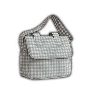 Bolso de Coche Vichy Gris Cuadros Grandes
