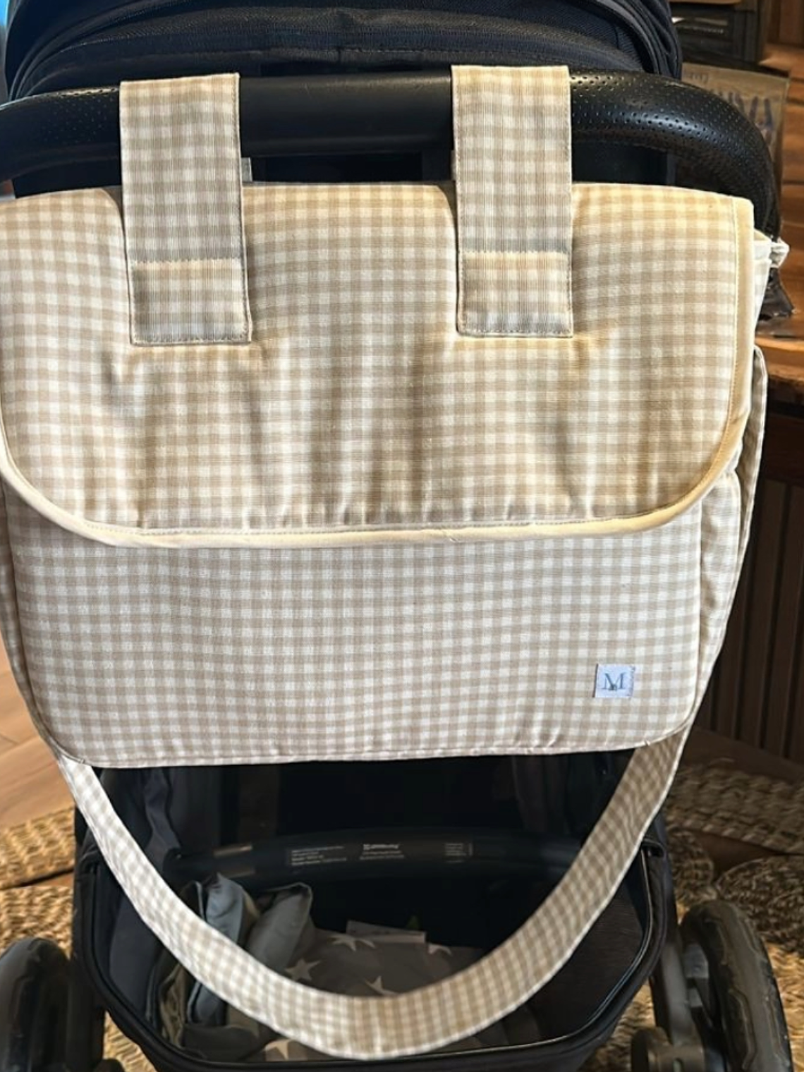 Bolso de Coche Vichy Beige 2