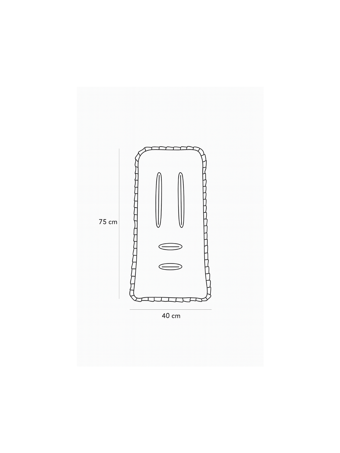 Colchoneta Protector de Coche Vichy Gris 5