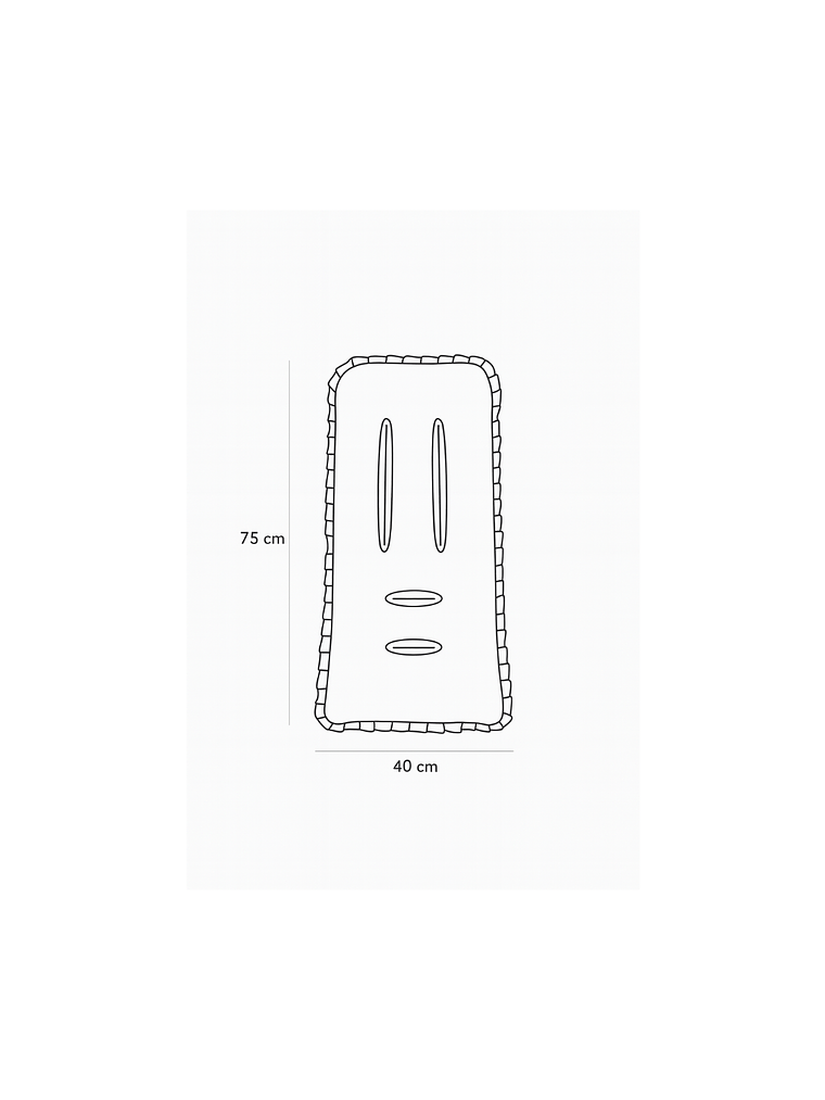 Colchoneta Protector de Coche Vichy Gris 5