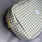 Neceser Impermeable Vichy Gris Cuadros Chicos  - Miniatura 2