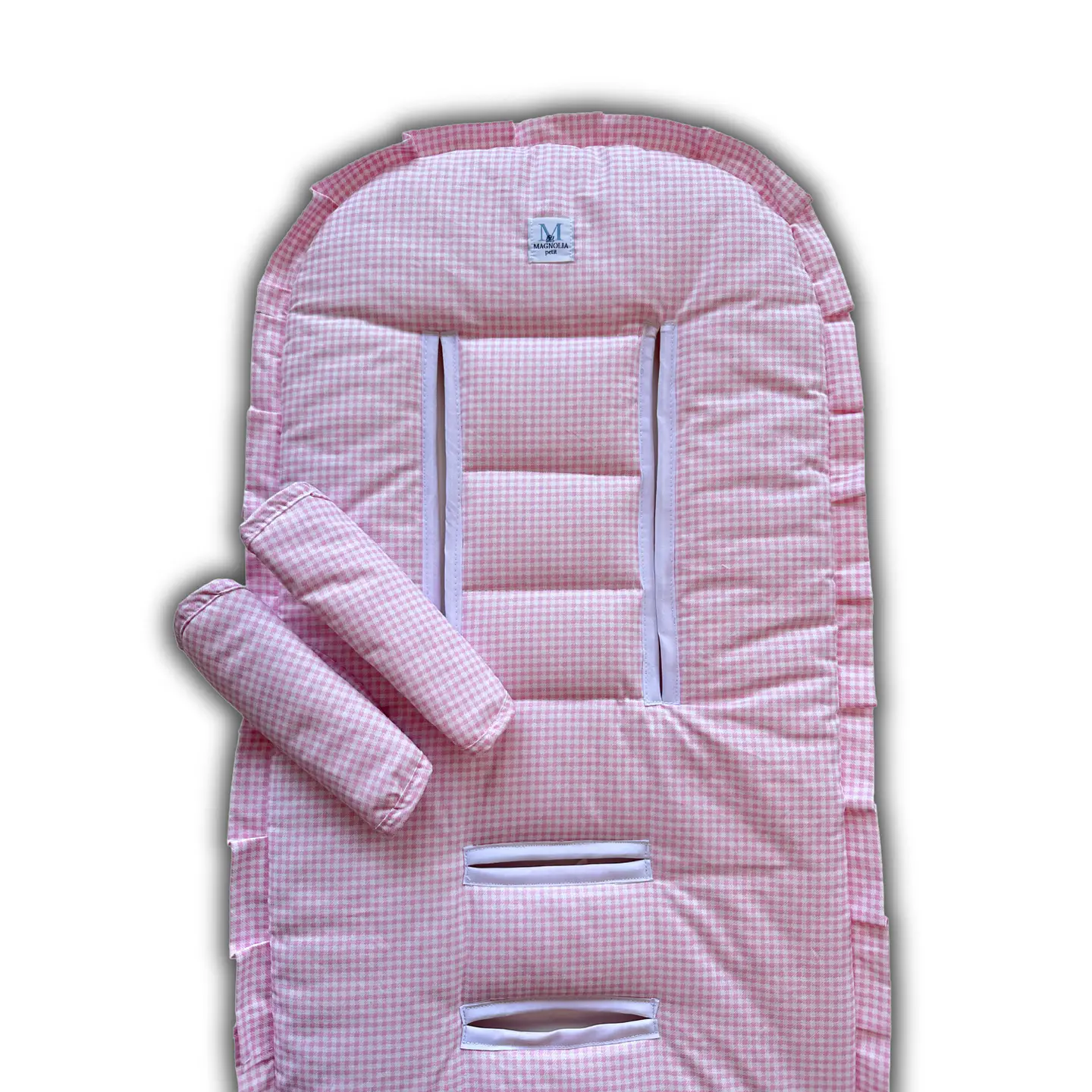 Cubre Tirantes Vichy Rosado 3