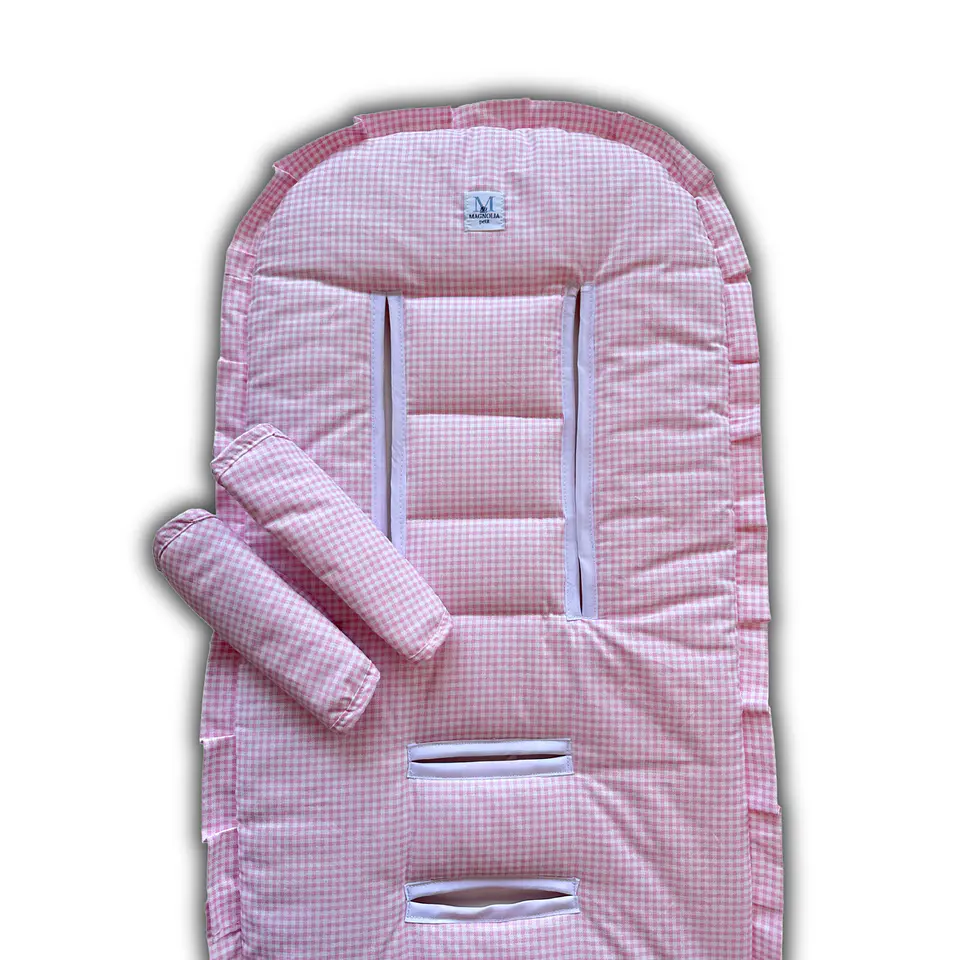 Cubre Tirantes Vichy Rosado 3