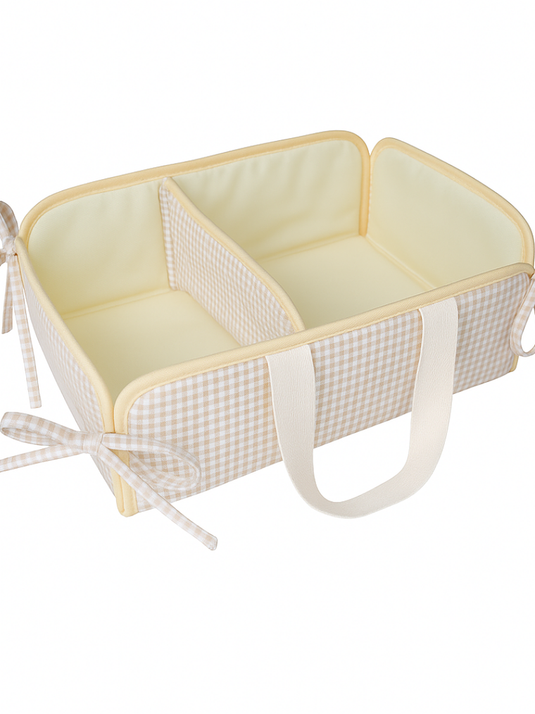 Organizador de Mudador Vichy Beige 1