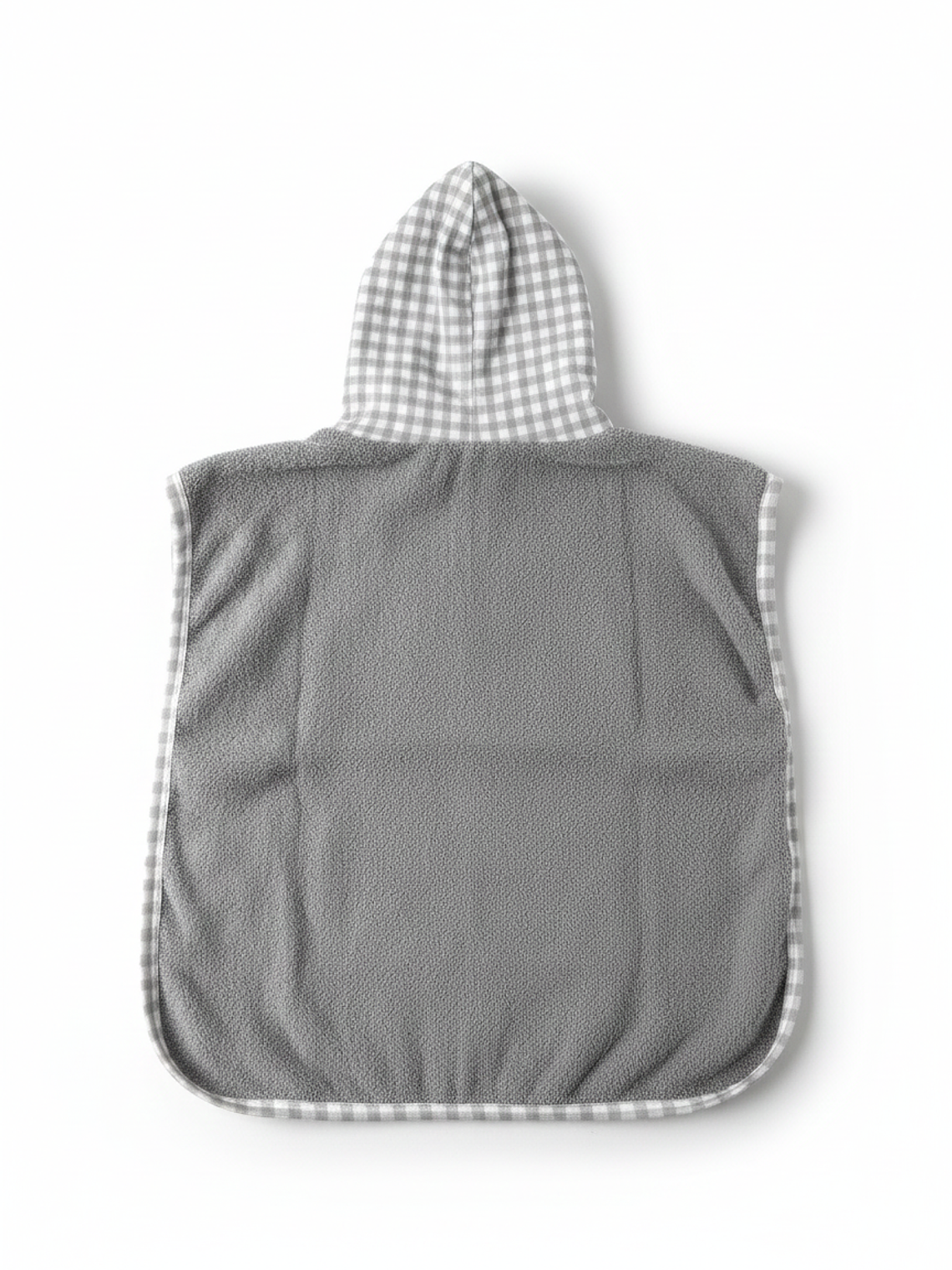 Toalla Poncho Vichy Gris 2
