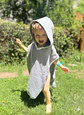 Toalla Poncho Vichy Gris - Miniatura 3