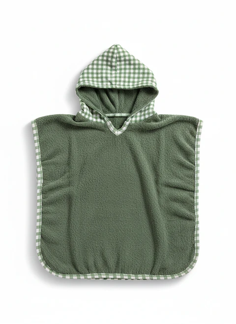 Toalla Poncho Vichy Verde