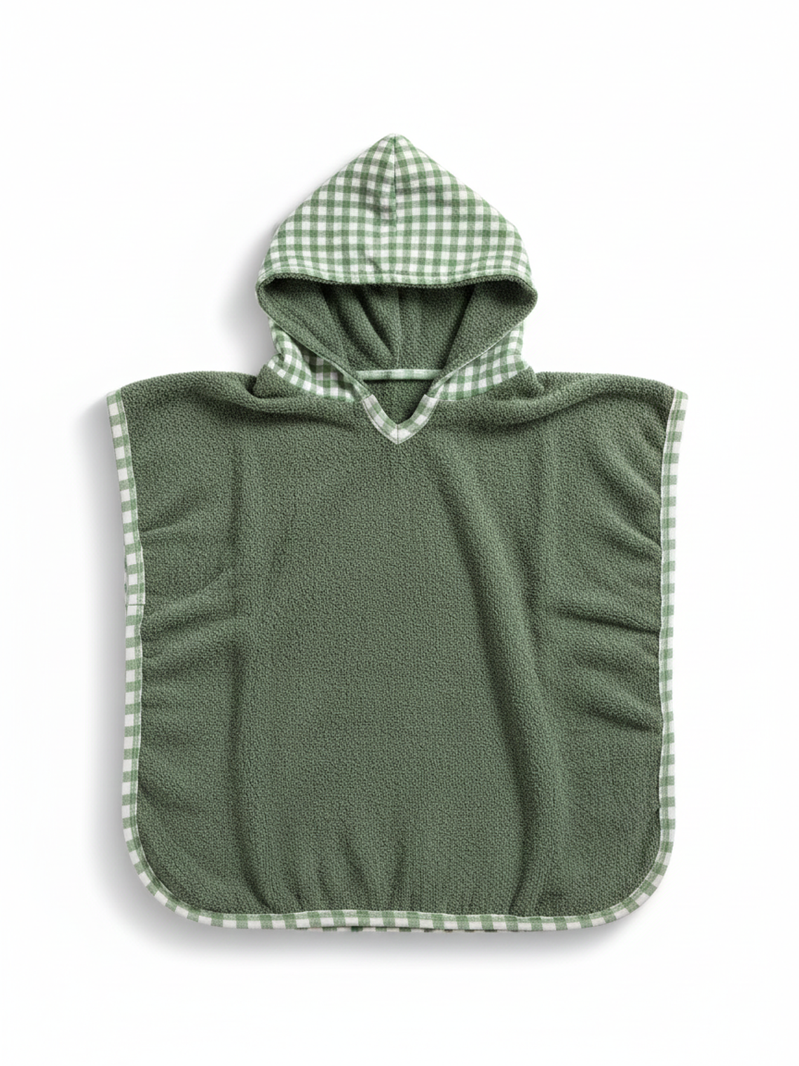 Toalla Poncho Vichy Verde 1
