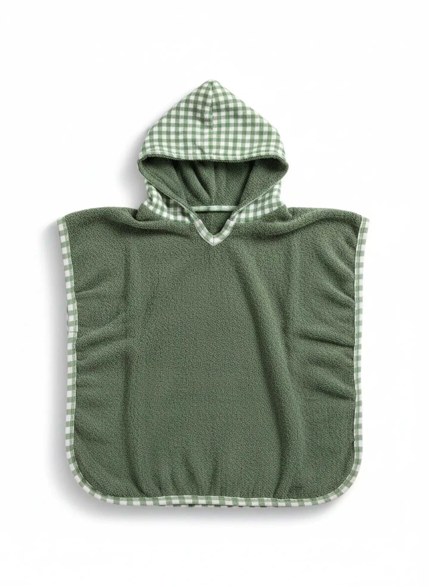 Toalla Poncho Vichy Verde 1