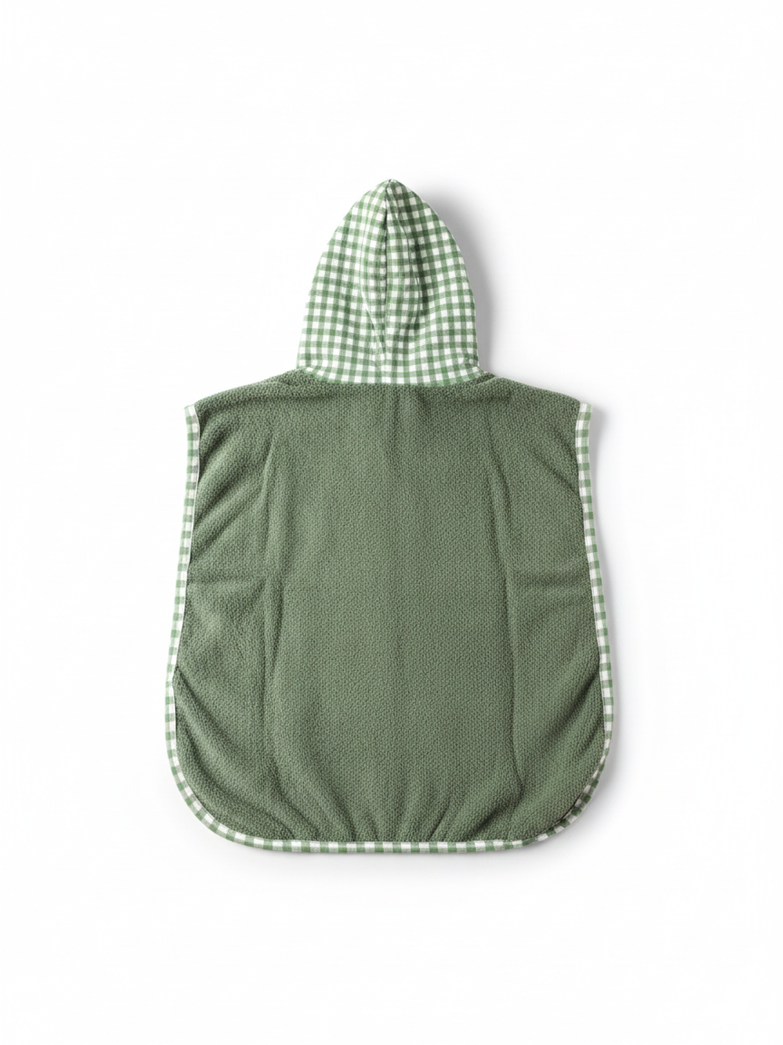 Toalla Poncho Vichy Verde 2