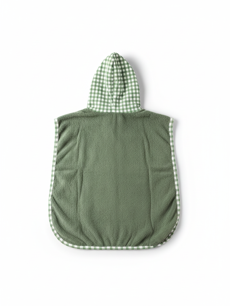 Toalla Poncho Vichy Verde 2