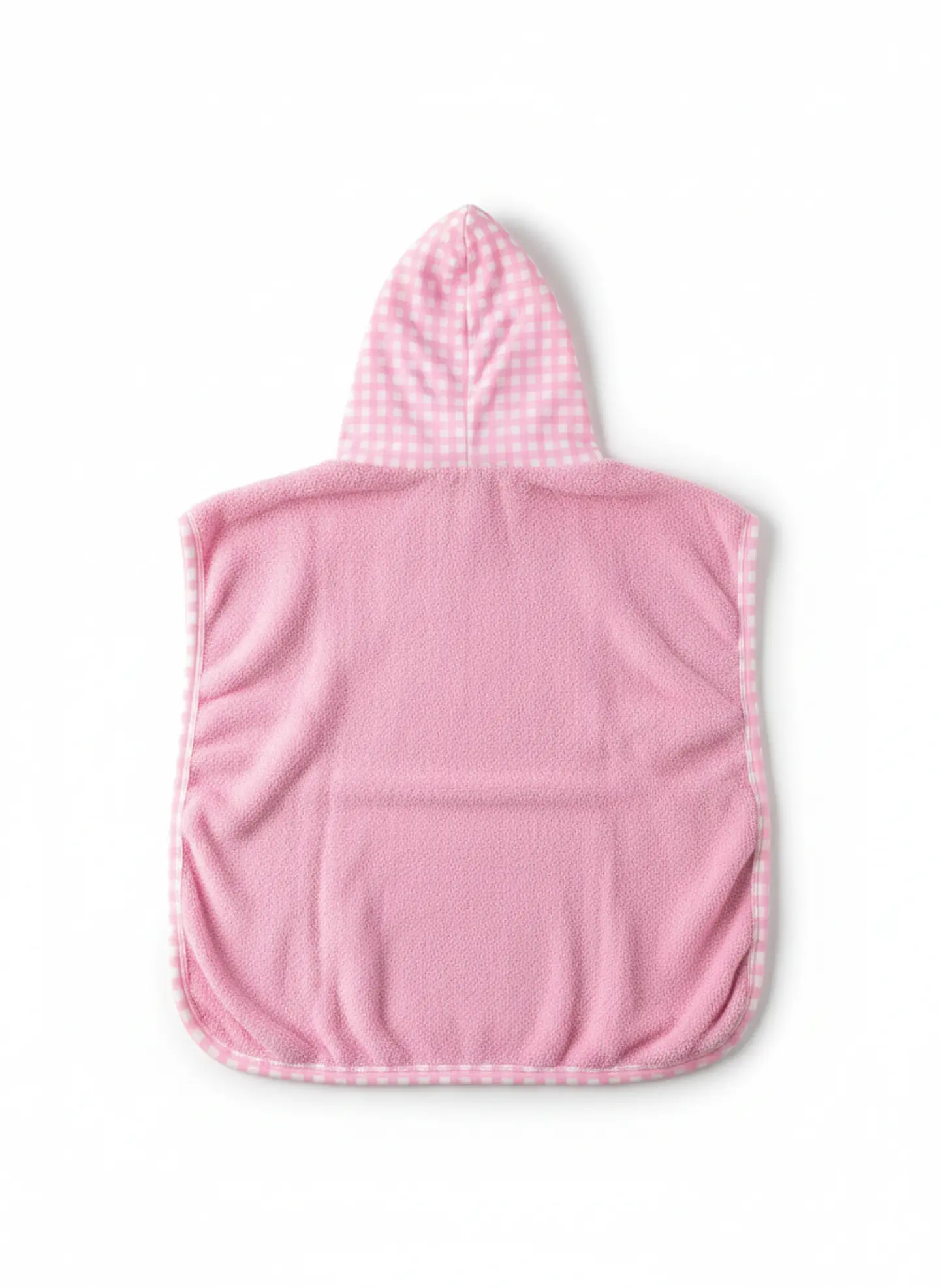 Toalla Poncho Vichy Rosado 2