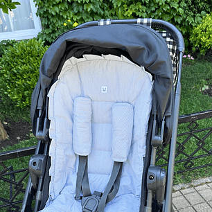 Pack Protector de Coche + Tirantes Lineas Azules