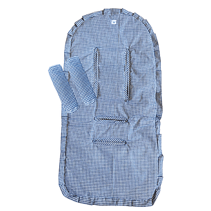 Colchoneta Protector de Coche Vichy Azul