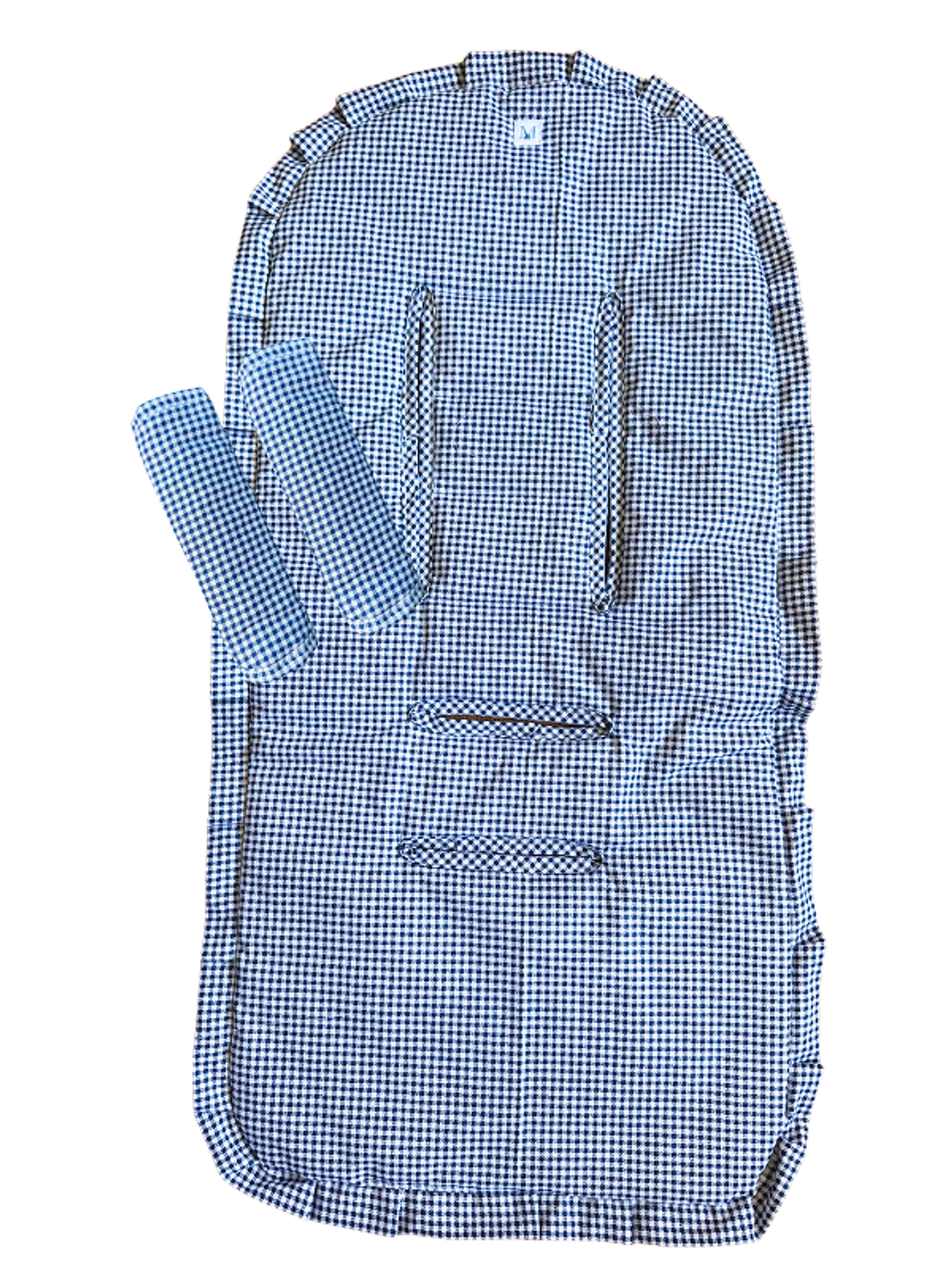 Colchoneta Protector de Coche Vichy Azul 1