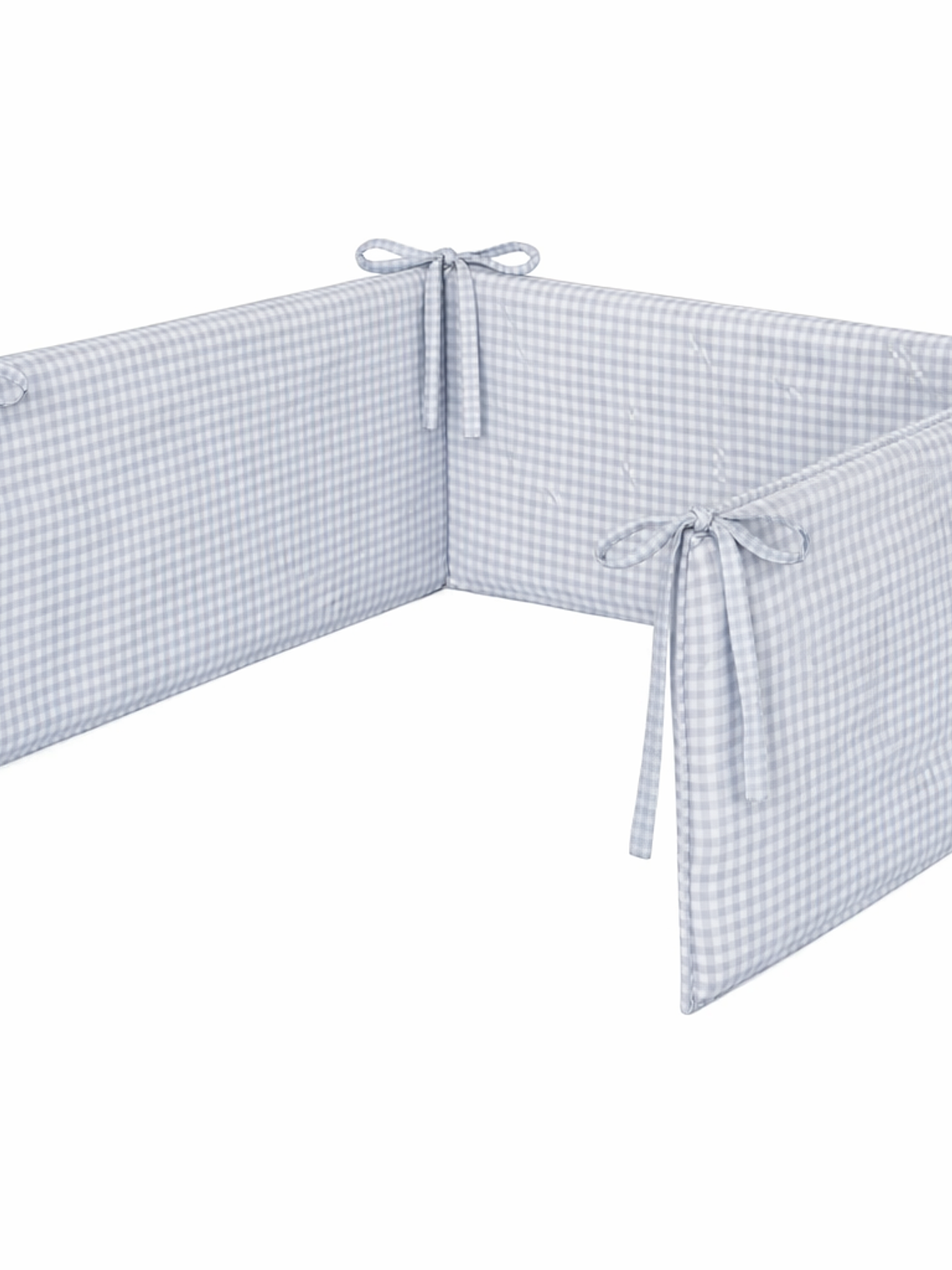 Protector de Cuna Vichy Gris 1