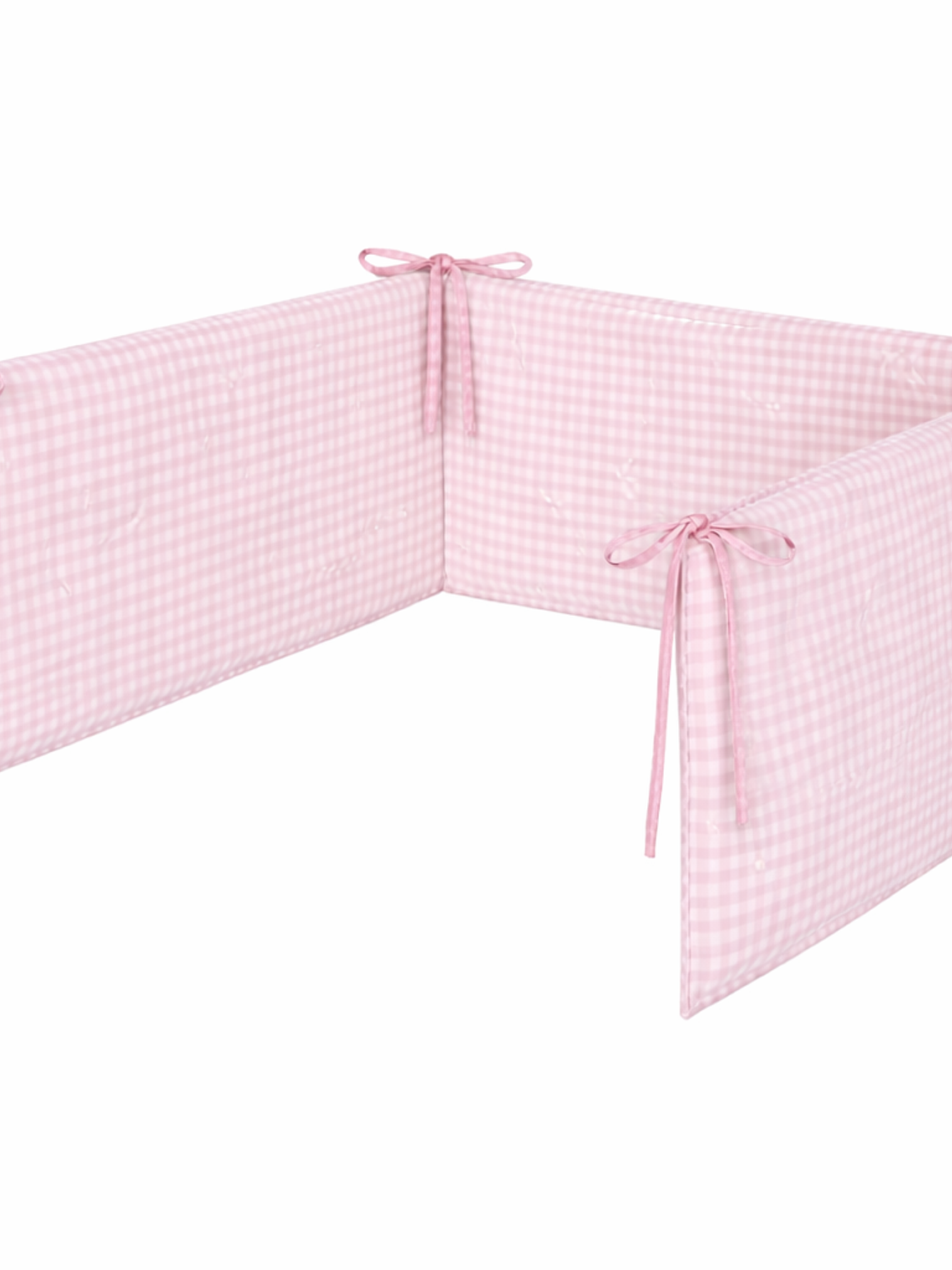 Protector de Cuna Vichy Rosado  1