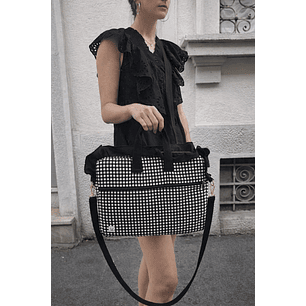 Bolso de Computador Vichy Negro