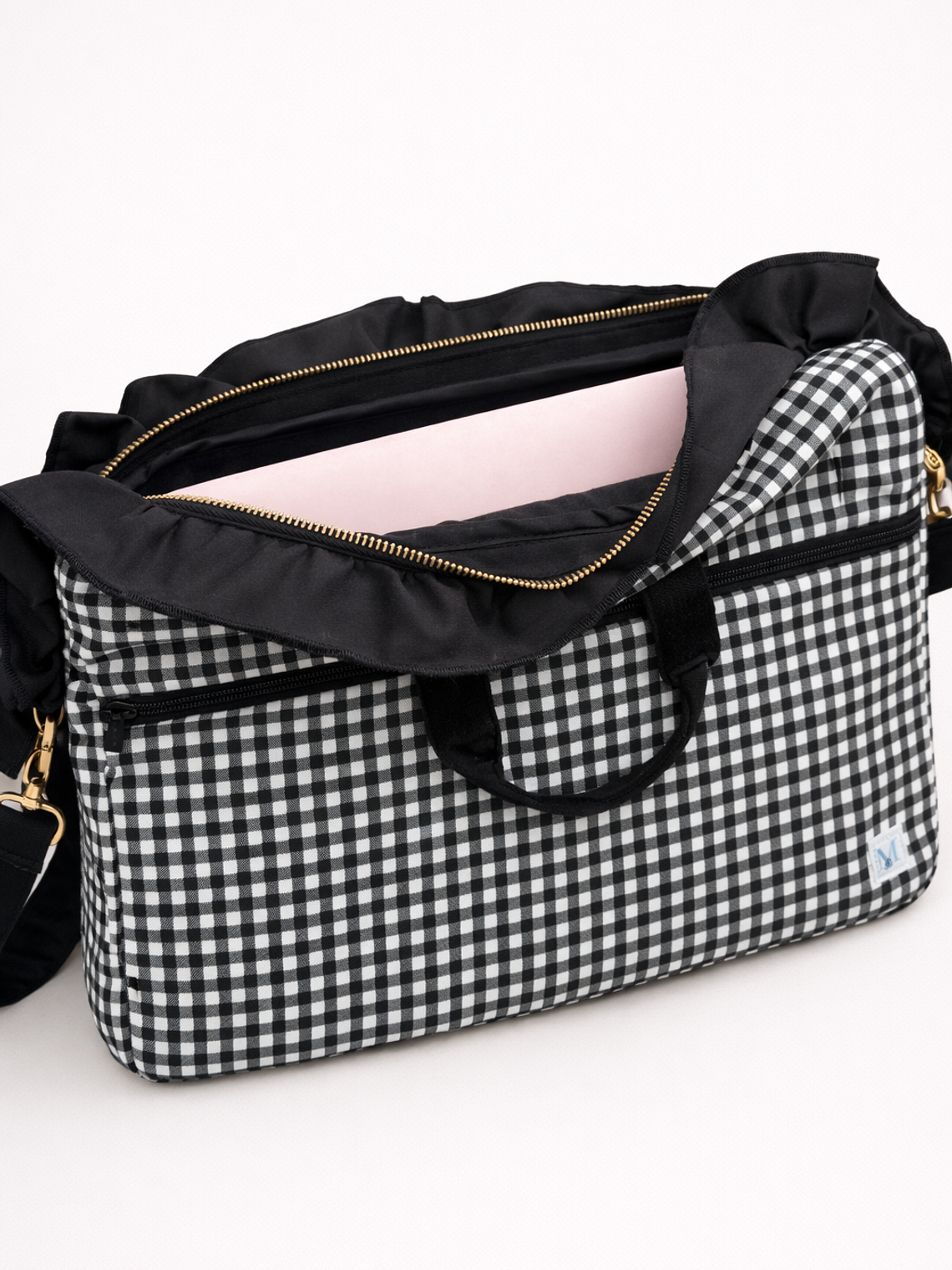 Bolso de Computador Vichy Negro 3