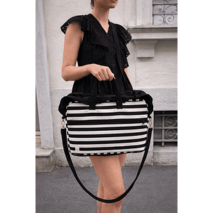 Bolso de Computador Líneas Negras