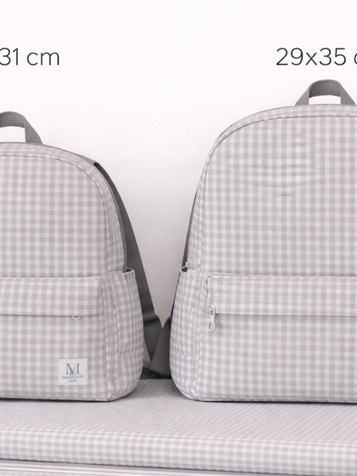 Mochila Vichy Gris 3