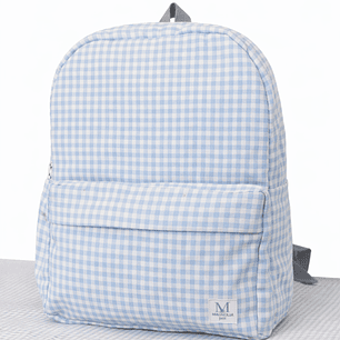 Mochila Vichy Celeste