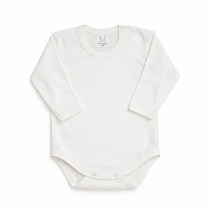 Body Manga Larga Algodón Pima 