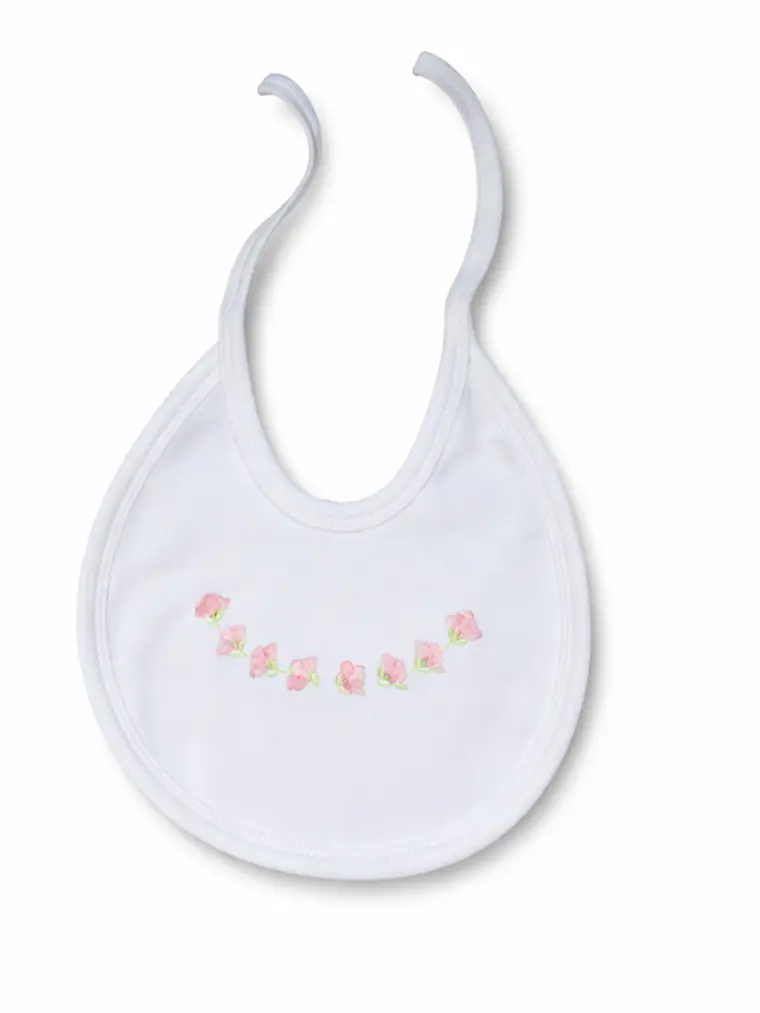 Babero Algodón Pima Flores 1