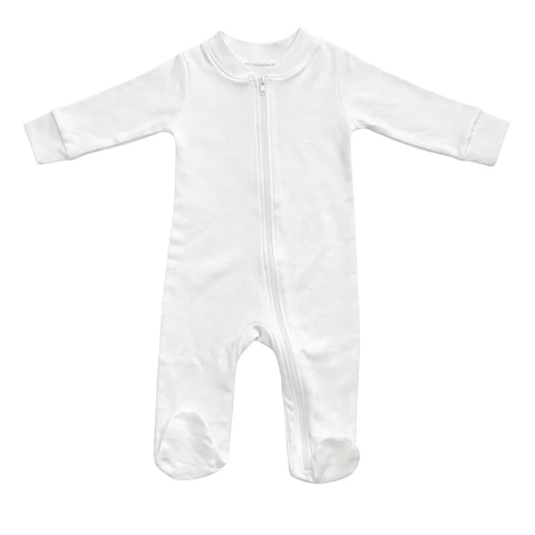 Pijama Blanco Con Cuello Mao
