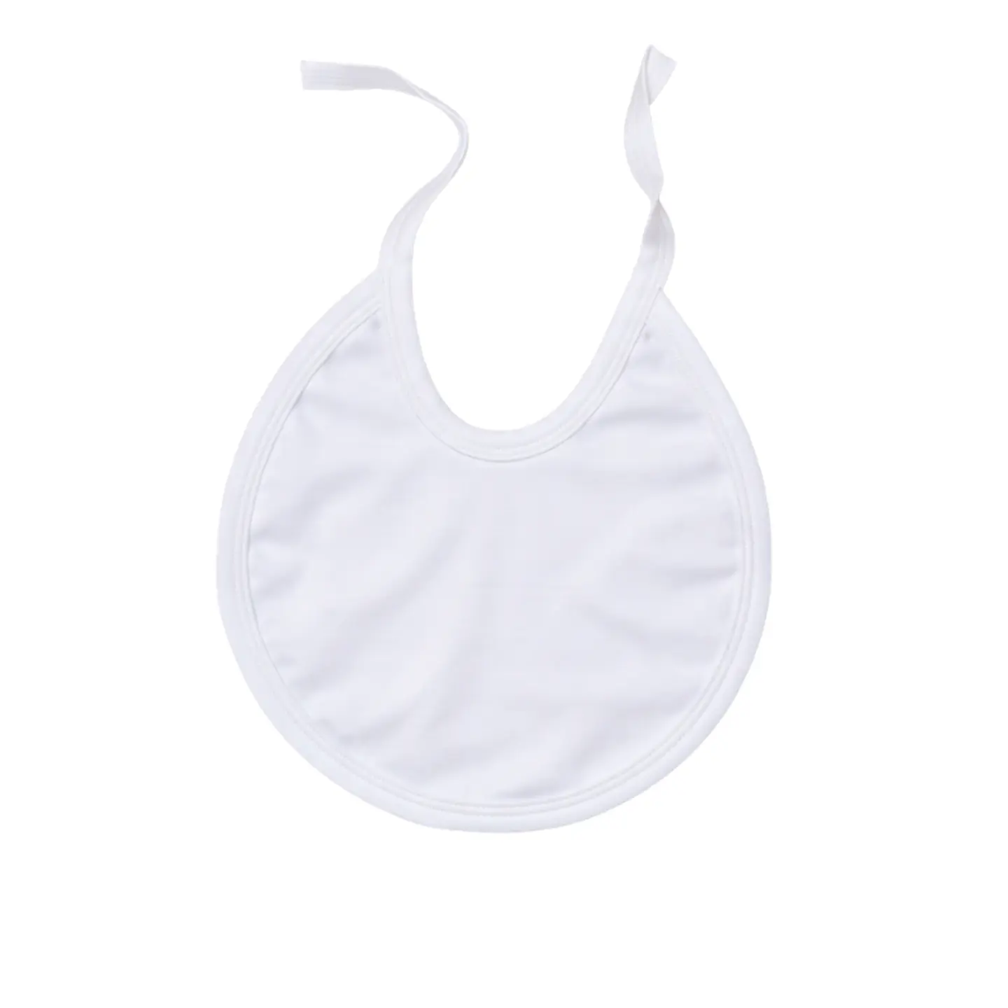 Babero Algodón Pima Blanco 1
