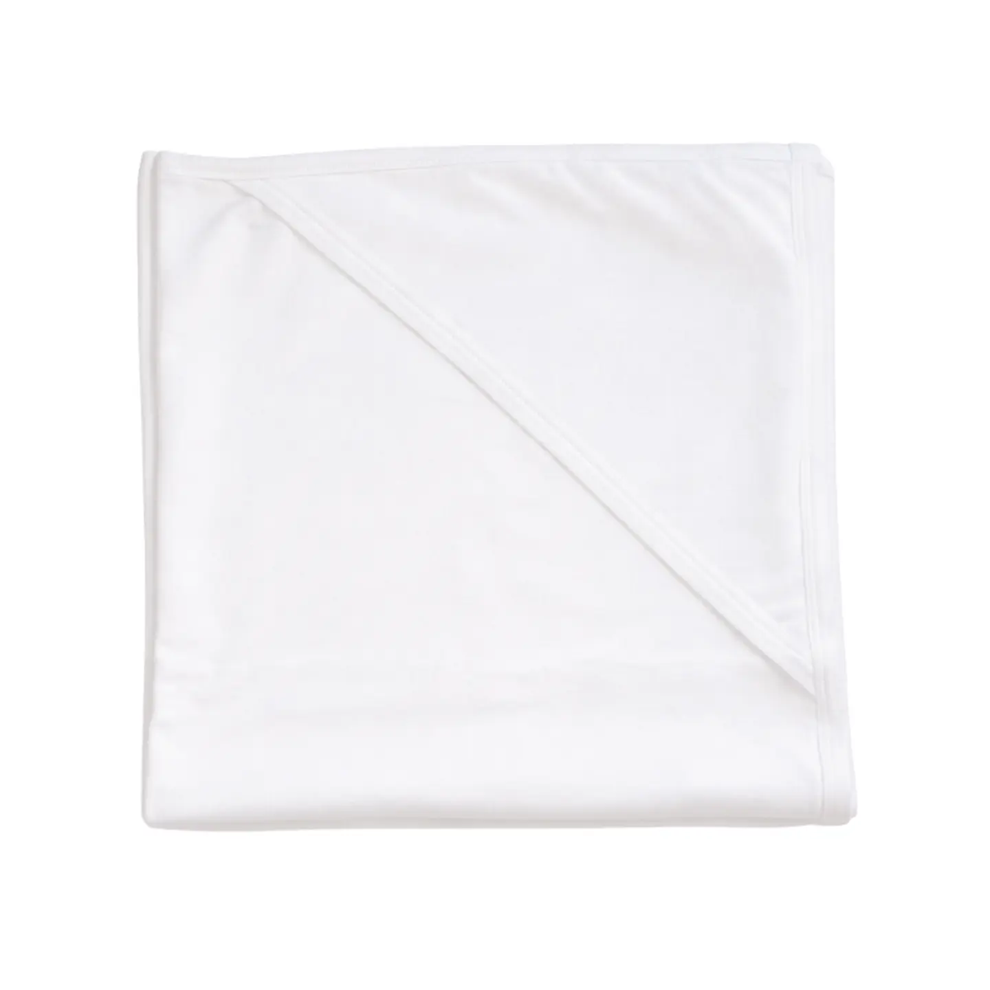 Colcha de Algodón Pima Blanca 1
