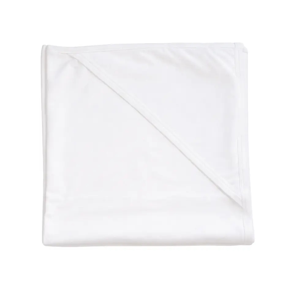 Colcha de Algodón Pima Blanca 1