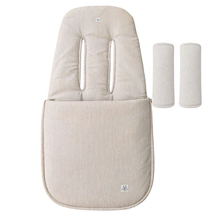 Saco de Coche Reversible Beige