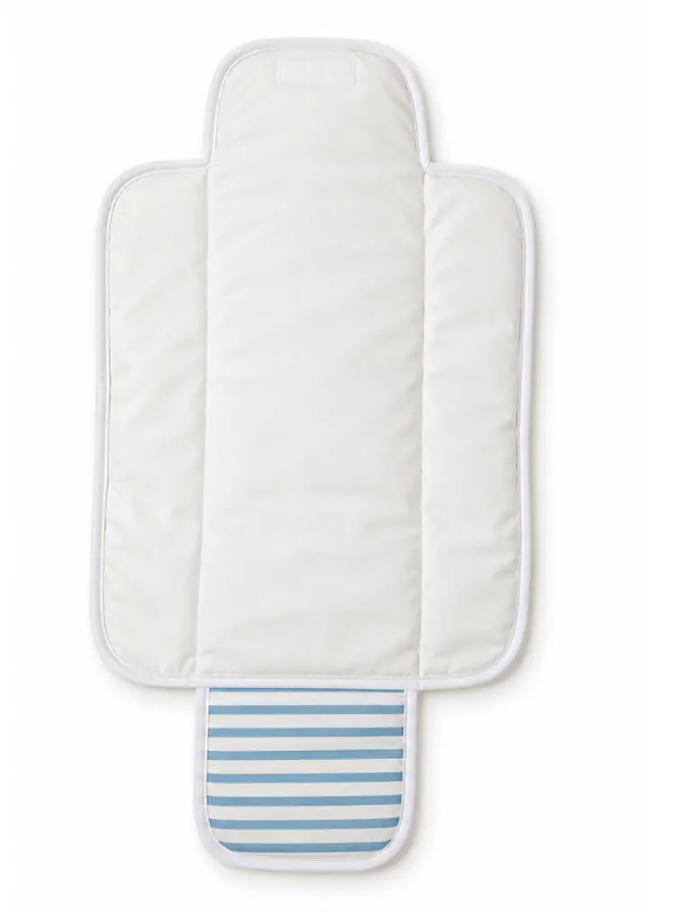 Mudador Portátil Líneas Celeste 3
