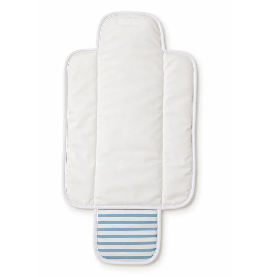 Mudador Portátil Líneas Celeste 3