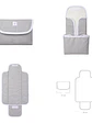 Mudador Portátil Gris - Miniatura 2
