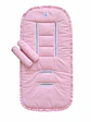 Protector Acolchado + Cubre Tirantes Vichy Rosado - Miniatura 1