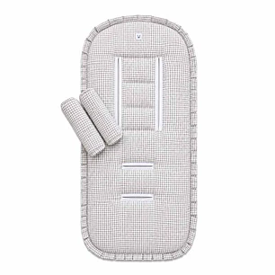 Protector Acolchado + Cubre Tirantes Vichy Gris