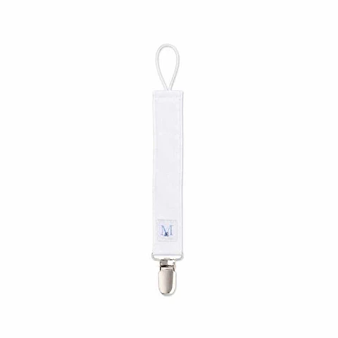 Porta Chupete Blanco Lino