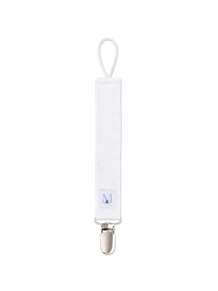 Porta Chupete Blanco Lino 1