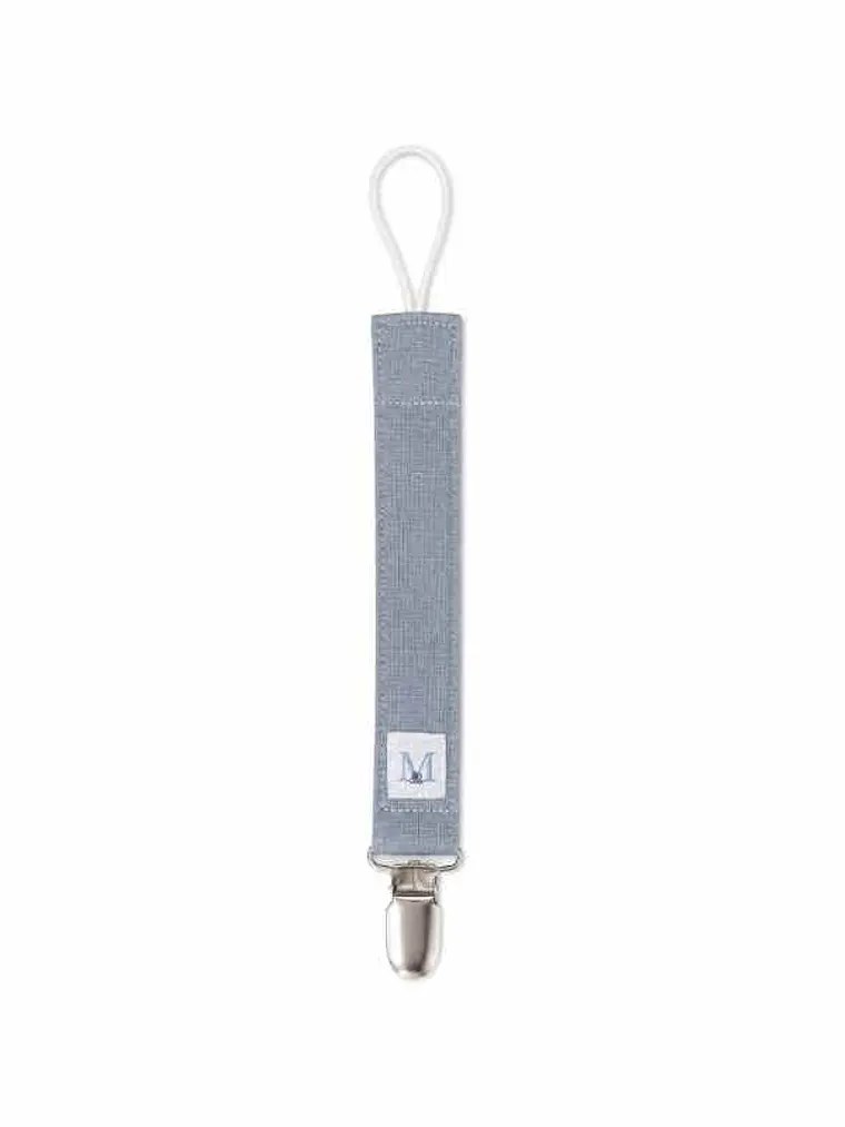 Porta Chupete Gris Lino 1