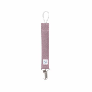 Porta Chupete Rosado Lino