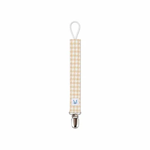 Porta Chupete Vichy Beige Impermeable 