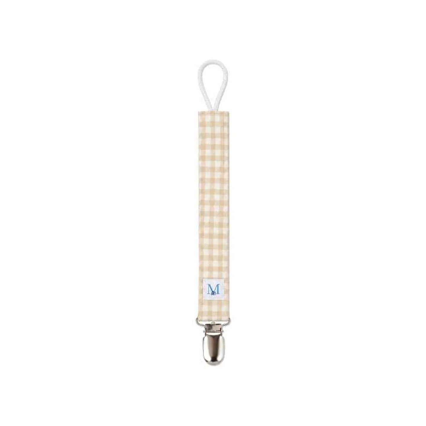 Porta Chupete Vichy Beige Impermeable  1