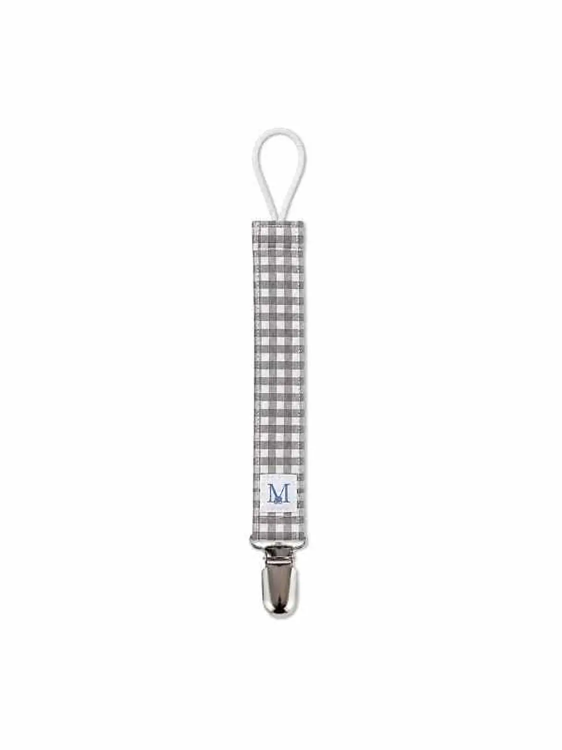 Porta Chupete Vichy Gris impermeable 1